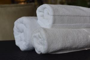 Serviettes à séchage rapide style Ahe Dobby, 100 % coton, durables, tissées professionnellement pour l'hôtellerie et le linge de SPA – Vente en gros - Product Image 3