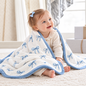 Manta Envolvente de Gasa Suave Tejida por el Fabricante, 700 Estampados, Doble Capa, 200 Hilos, Liso, Ropa de Cama Festiva, Regalos para Recién Nacidos - Product Image 2