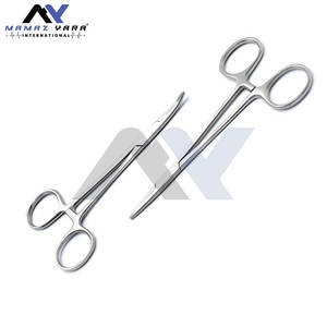 Juego de 6 Pinzas Hemostáticas Curvas y Rectas Premium 5 6 8, Instrumentos Médicos Quirúrgicos Dentales de Alta Calidad, Logotipo Personalizado, Confiable, Venta al por Mayor - Product Image 2