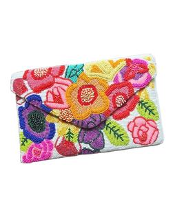 Nouveaux sacs à souder faits à la main pour femmes avec broderie ethnique unique et motif de perles, porte-monnaie en perles de rocaille, style tendance, mini sacs - Product Image 2