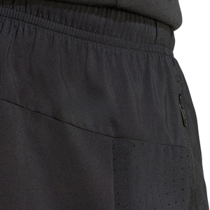 Shorts de survêtement gris personnalisés pour hommes, taille élastique, cordon de serrage, poches latérales, coupe décontractée au-dessus du genou, marque privée, vente en gros - Product Image 6
