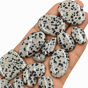 Fournisseur de Confiance - Jaspe Dalmatien Naturel Formes Mixtes pour la Fabrication de Bijoux - Fabricant Direct d'Usine - Product Image 1