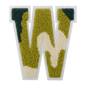 Patchs brodés en chenille de haute qualité, patchs personnalisés, nouveau style, patchs brodés en chenille effet serviette - Product Image 6
