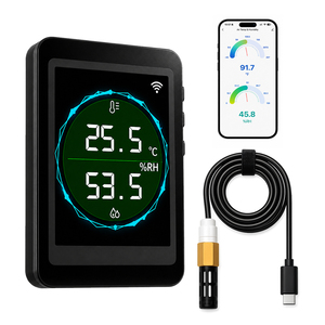 Smart WiFi <b>Temperature</b> Humidity Monitor with External <b>Probe</b>, Tuya App Remote Viewing & Smart Linkage for Home & Industrial (OEM) - Product Image 1