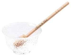 ช้อนตักน้ำผึ้งไม้ธรรมชาติสำหรับใช้ในครัว - Product Image 2