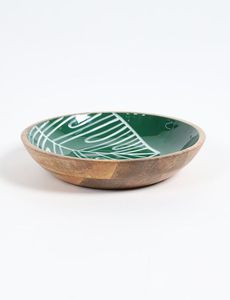 Bol de service en bois émaillé de qualité supérieure, bol à salade en bois émaillé, bol en bois de manguier, bol en bois d'acacia à prix très raisonnable - Product Image 6