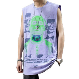 Camiseta sin Mangas Popular con el Logotipo del Movimiento Hip-Hop West Coast Gangster, de Alta Calidad, 100% Algodón, para Hombre - Product Image 2