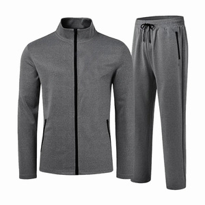 <b>Men's</b> Dark Green 2 1 Printed Tracksuit Full Zip <b>Jacket</b> Matching Pants Solid Color Sporty Casual Winter Quick Dry Polyester - Product Image 6