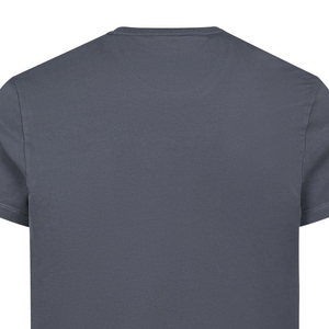 เสื้อยืดผู้ชายคุณภาพสูง ผ้าฝ้าย 100% เป็นมิตรกับสิ่งแวดล้อม ระบายอากาศได้ดี ปรับแต่งโลโก้ด้านหน้าได้  ผ้าสีดำสนิท คอกลม น้ำหนัก 220 กรัม - Product Image 3