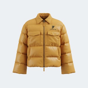 Servicios OEM, Chaqueta Acolchada para Hombre de Alta Calidad, Impermeable, para Invierno, con Logotipo Personalizado, Diseño Moderno, Cierre de Cremallera, Bolsillo Frontal - Product Image 3