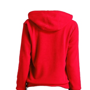 Sudadera con capucha de lana Polar con patrón sólido informal personalizado para mujer Temporada de invierno con capucha para mujer - Product Image 3