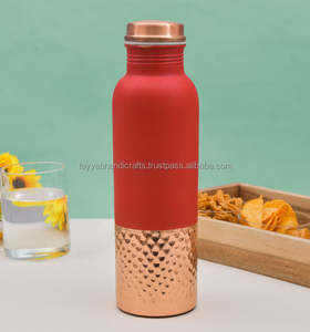 ขวดเครื่องดื่มแนวสปอร์ตทำจากทองแดงขนาด1000มล. ขวดน้ำดื่มแนวสปอร์ตออกแบบโลโก้ได้ตามต้องการ - Product Image 3