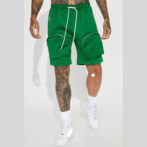 กางเกงขาสั้นคาร์โก้แฟชั่นผู้ชาย กางเกงขาสั้นแบบสั่งทำพิเศษ กางเกงขาสั้นโอเวอร์ไซส์ มีกระเป๋าคาร์โก้ OEM กางเกงขาสั้นระบายอากาศสำหรับผู้ชาย - Product Image 5