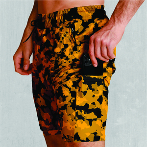 กางเกงวิ่งผู้ชายระบายอากาศได้ดี พิมพ์ลายดิจิทัลตามสั่ง น้ำหนักเบา สำหรับการแข่งขัน กีฬา รุ่น USA 2026 - Product Image 3
