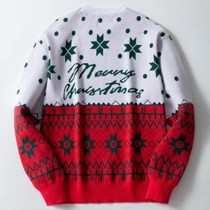 Suéter Navideño Personalizado al por Mayor con Logotipo OEM, Suéter Jacquard, Prenda de Punto, Suéter Navideño Feo para Hombre - Product Image 2