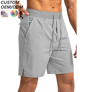Shorts décontractés en coton uni pour hommes – Idéaux pour l'été et les voyages – Légers, respirants, infroissables, écologiques – Prise en charge OEM/ODM pour logo personnalisé - Product Image 6