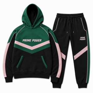 New Arrival Men's Tracksuit Set Wholesale Custom Sportswear Jogger Suit Training Wear Private Label <b>Clothing</b> Supplier - Product Image 1