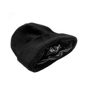 Gorro de Dormir con Forro de Seda Suave, Gorro Personalizado con Logotipo, Protege el Cabello, Gorros de Invierno al por Mayor, Gorro Unisex con Forro de Satén, Servicio OEM - Product Image 3