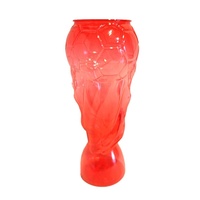 Nouveau produit 2025 – Gobelet réutilisable en PET sans BPA de 450 ml, écologique, pour la Coupe de football, les souvenirs d'extérieur, les boissons glacées, avec couvercle et paille
