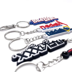 พวงกุญแจและคาราไบเนอร์ทำโลโก้ยางนิ่มพวงกุญแจพีวีซีซิลิโคนสลักลายนูนออกแบบได้ตามที่ต้องการ - Product Image 4