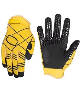 Gants de baseball en cuir imprimés sur mesure, compatibles écran tactile, imperméables, protection UV, sangle de poignet réglable, haute performance, OEM - Product Image 1