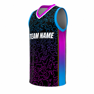 Ensemble d'uniformes de basketball respirants sans manches pour hommes avec short, numéro et logo personnalisés, et maillot anti-humidité - Product Image 3
