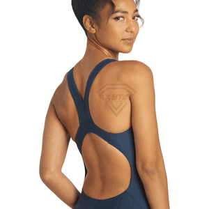Traje de baño de una pieza para mujer, modesto, sin espalda, de corte alto, para fiesta en la piscina tropical, de alta calidad - Product Image 5