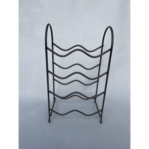 Moderno Estante de Vino Industrial de Metal, Diseño Rectangular de Hierro, Resistente al Óxido, para Almacenamiento en el Hogar o Bar - Product Image 4