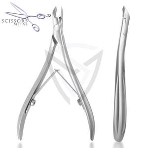 Cortacutículas de Acero Niquelado de Corte Extra Fino, Tijeras de Longitud Completa para Manicura de Uñas, Cuidado de las Uñas, Apertura de Mandíbula Ancha - Product Image 2