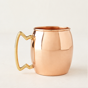 Mug à Moscow Mule 100% cuivre pur, best-seller, artisanal, en cuivre massif, résistant au ternissement, pour cocktails et bière - Product Image 6