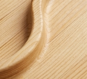 Plato Redondo de Madera para Servir con Diseño Yin Yang, Hecho a Mano, Estilo Minimalista, Ideal para Restaurantes y Hoteles - Product Image 2
