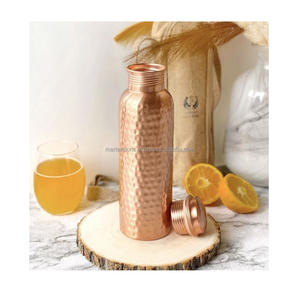 Botella de Agua Ecológica de Cobre Puro para la Salud Diaria y el Bienestar Natural, Apta para Agua Hirviendo, Unisex - Product Image 5