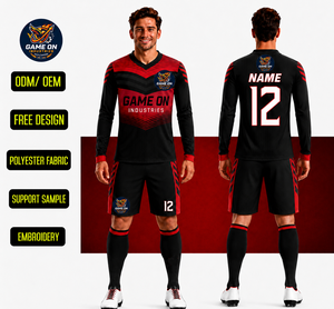 Venta al por Mayor de Conjuntos de Camisetas de Fútbol Sublimadas 100% Poliéster, Uniformes de Fútbol Personalizados para Hombre con Logotipo - Product Image 1