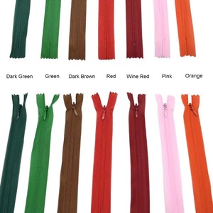 High End Nylon Invisible Zipper Concealed Zip for <b>Dress</b> Skirt Pants <b>Custom</b> Length Garment Sewing Accessory - Product Image 1