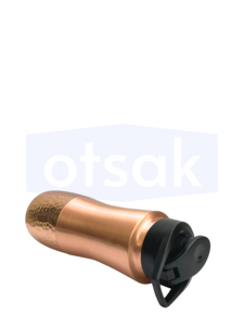 OTSAK Premium Sipper Copper <b>Bottle</b> with hammered Portable Copper Water <b>Bottle</b> Lids 26oz <b>750ml</b> - Product Image 3