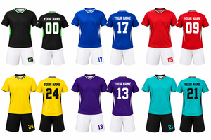 Conjunto de Uniforme de Fútbol Personalizado en Naranja Vibrante, Uniforme de Fútbol Sublimado con Nombre y Número, Transpirable, de Secado Rápido, Deportivo - Product Image 6