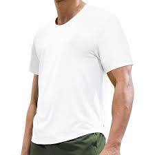 เสื้อยืดโพลีเอสเตอร์ผู้ชายทันสมัยสำหรับนักกีฬาที่ยั่งยืน ผลิตจากผ้ารีไซเคิลเป็นมิตรกับสิ่งแวดล้อม ประสิทธิภาพสูง เหมาะสำหรับการออกกำลังกาย - Product Image 3