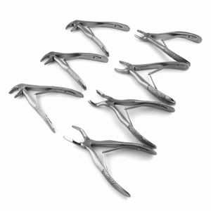 Kit de forceps d'extraction OPTITECH DE-4300, set de 7 pièces pour chirurgie générale, manuel, en acier inoxydable allemand, classe II, certifié CE, pour usage dentaire - Product Image 5