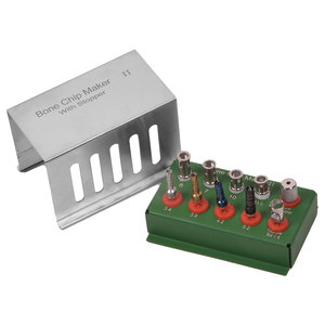 Dental Bone Chip Maker with <b>Stopper</b> Stainless Steel Bone Collector Tool for Oral Implant Surgery Bone Grafting and Regeneration - Product Image 3