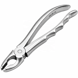 Forceps d'extraction universels à pointes crantées supérieures en acier inoxydable, forceps d'extraction dentaire, instruments chirurgicaux dentaires CE ISO - Product Image 2