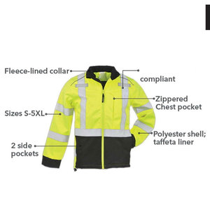 Wholesale Quality <b>High</b> <b>Visibility</b> Breathable Zippered Reflective <b>Softshell</b> Work Pants Customizable Options OEM Service Cotton - Product Image 3