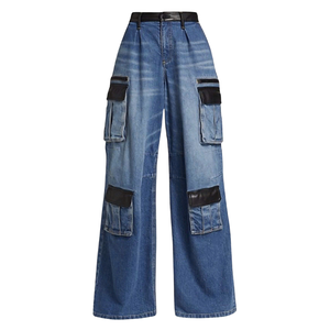 Vente en gros de jeans vintage en denim pour hommes, vêtements de ville élégants coupe ajustée, mode OEM, fournisseur direct de l'usine à bas quantité minimale de commande - Product Image 1