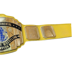 Ceinture de championnat de lutte intercontinentale sur mesure, poids lourd, de qualité supérieure, jaune, de collection, design unique - Product Image 3