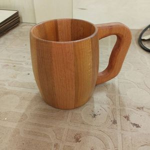 Mug en bois nordique artisanal avec poignée, écologique, réutilisable, vaisselle pour la maison, provenant de l'Uttar Pradesh, Abdul Royal World Export - Product Image 4