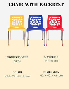 Sillas escolares de plástico de diseño moderno para estudiantes - Product Image 2