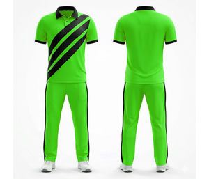 OEM Custom <b>Cricket</b> Uniform Sublimation Sportswear Set | Men Women Youth <b>Cricket</b> Wears Polo Shirt and Trouser Full Team - Product Image 1