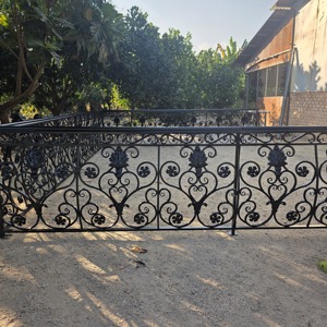 Custom Wrought Iron Railing Designs: Luxurious Handcrafted Ornamental Metal Stair & Balcony Railings to Enhance Your Property Va - Product Image 2