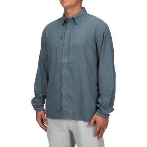 Camisa de Pesca para Hombre Más Vendida, Ropa de Exterior para Senderismo, Logotipo Personalizado, Absorbe la Humedad, Abotonada, con Ventilación - Product Image 2