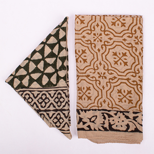 Bandana carré en coton fait main, imprimé au bloc, pour femme, idéal pour les voyages, couvre-tête et cou, style Bagru imprimé, vente en gros - Product Image 4