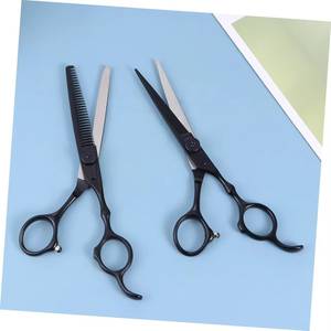 Professional Hair Thinning <b>Scissors</b> VG10 Stainless Steel Blade 30 Teeth <b>Left</b>-<b>Handed</b> Ergonomic Long Handle Salon Use - Product Image 4